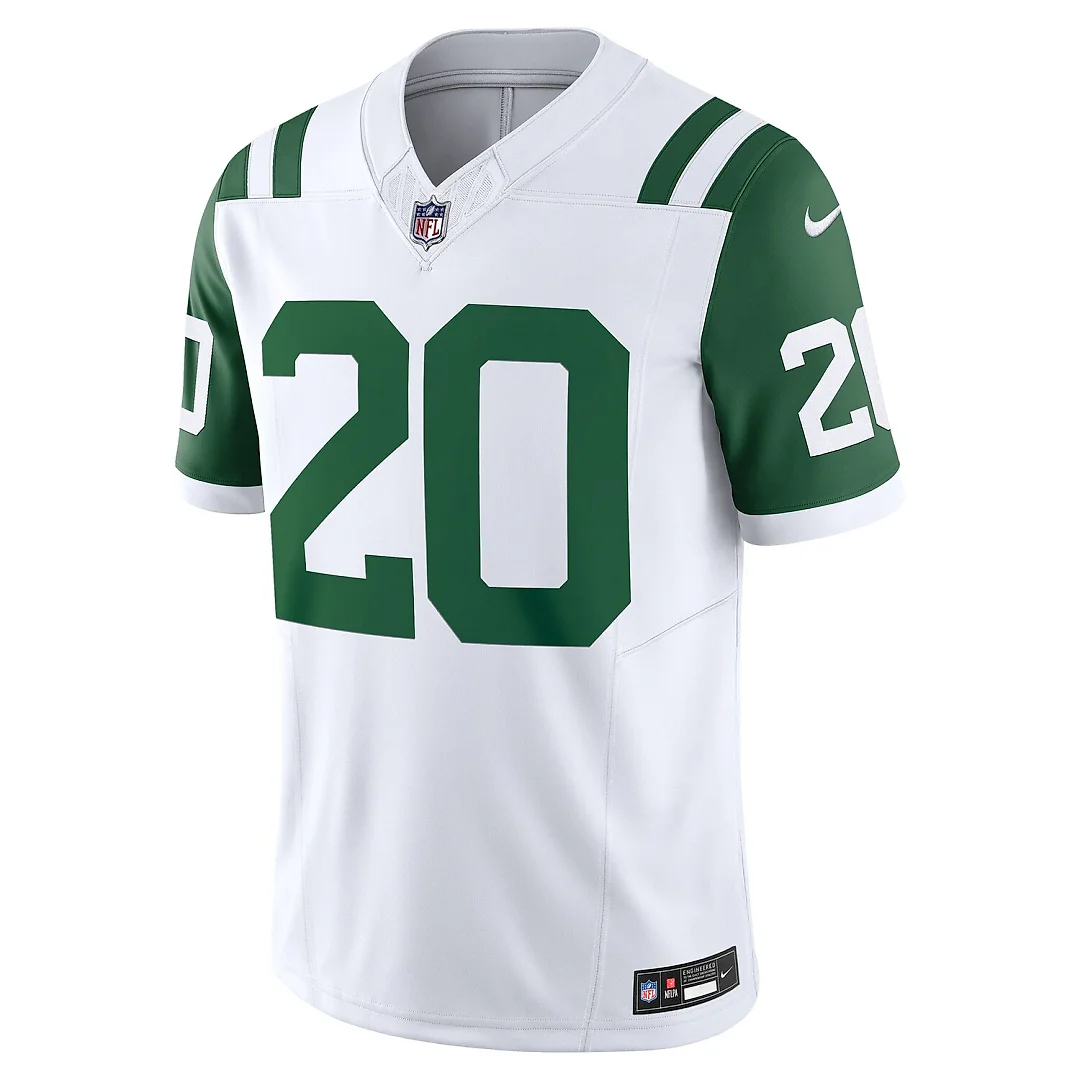 Zennovawear Breece Hall New York Jets Classic Alternate Vapor FUSE. Limited Jersey - White