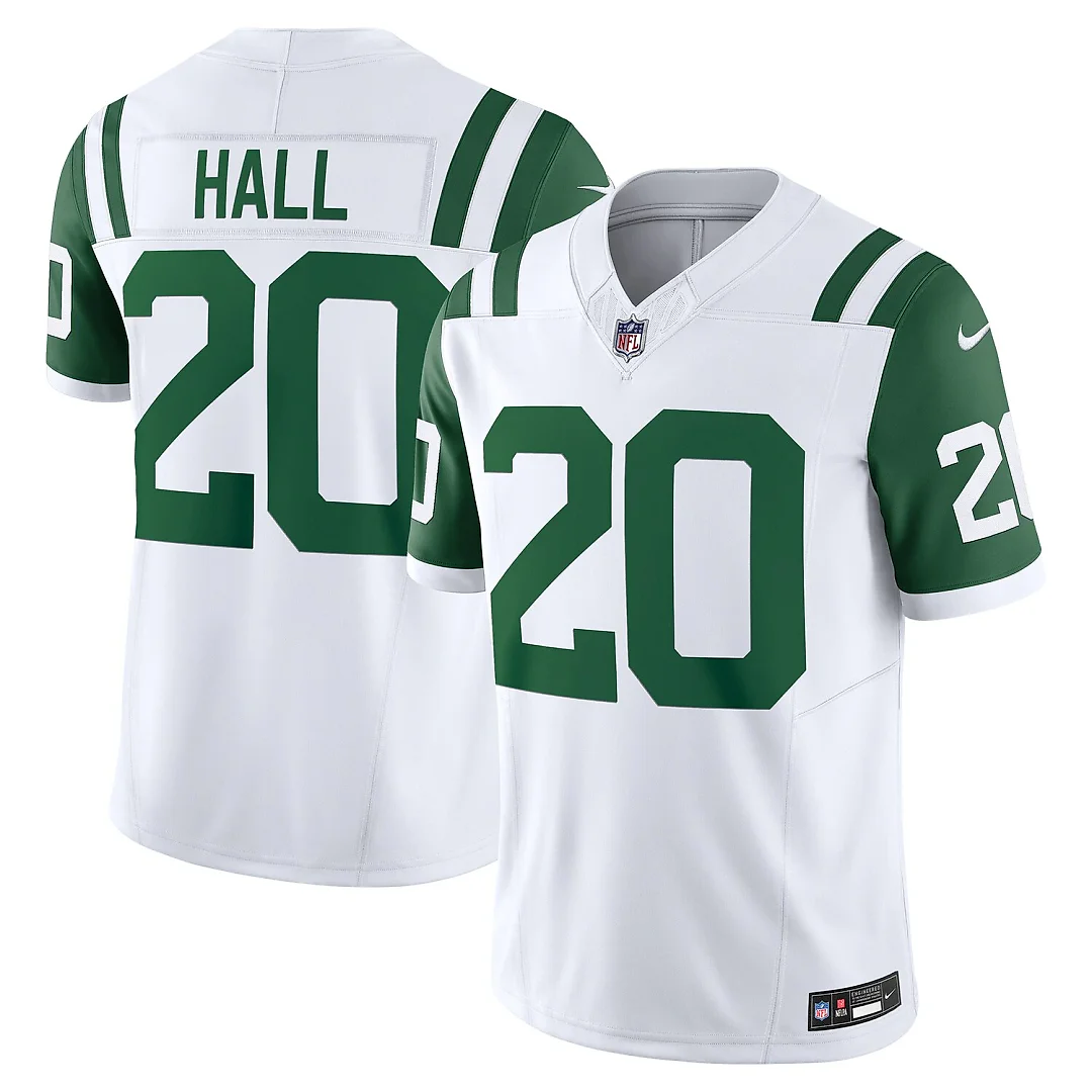 Zennovawear Breece Hall New York Jets Classic Alternate Vapor FUSE. Limited Jersey - White
