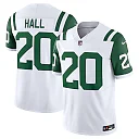 Zennovawear Breece Hall New York Jets Classic Alternate Vapor FUSE. Limited Jersey - White