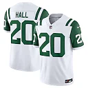 Zennovawear Breece Hall New York Jets Classic Alternate Vapor FUSE. Limited Jersey - White
