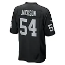 Zennovawear Brennan Jackson Las Vegas Raiders Team Game Jersey - Black
