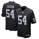 Zennovawear Brennan Jackson Las Vegas Raiders Team Game Jersey - Black