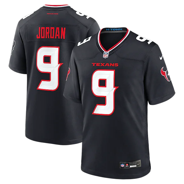 Zennovawear Brevin Jordan Houston Texans Team Game Jersey - Navy