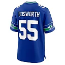 Zennovawear Brian Bosworth Seattle Seahawks Retired Player Alternate Game Jersey - Royal