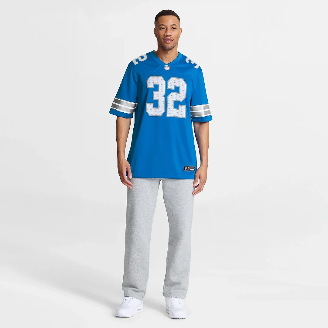 Zennovawear Brian Branch Detroit Lions Game Jersey - Blue