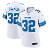 Zennovawear Brian Branch Detroit Lions White Game Jersey - White