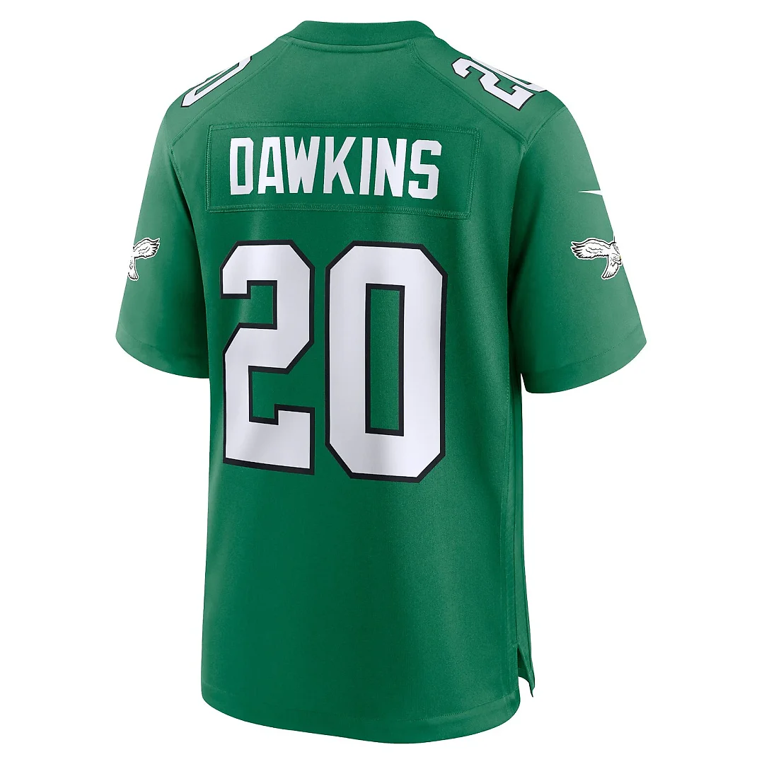 Zennovawear Brian Dawkins Philadelphia Eagles Alternate Retired Player Game Jersey - Kelly Green