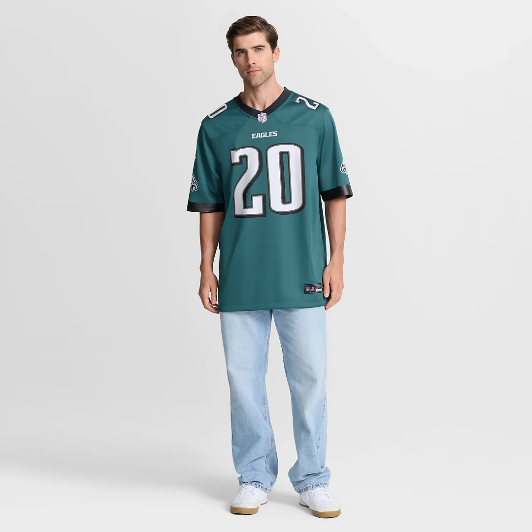 Zennovawear Brian Dawkins Philadelphia Eagles Team Game Jersey - Midnight Green