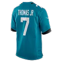 Zennovawear Brian Thomas Jr Jacksonville Jaguars Player Game Jersey - Teal