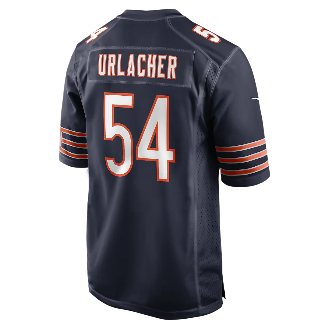 Zennovawear Brian Urlacher Chicago Bears Game Retired Player Jersey - Navy