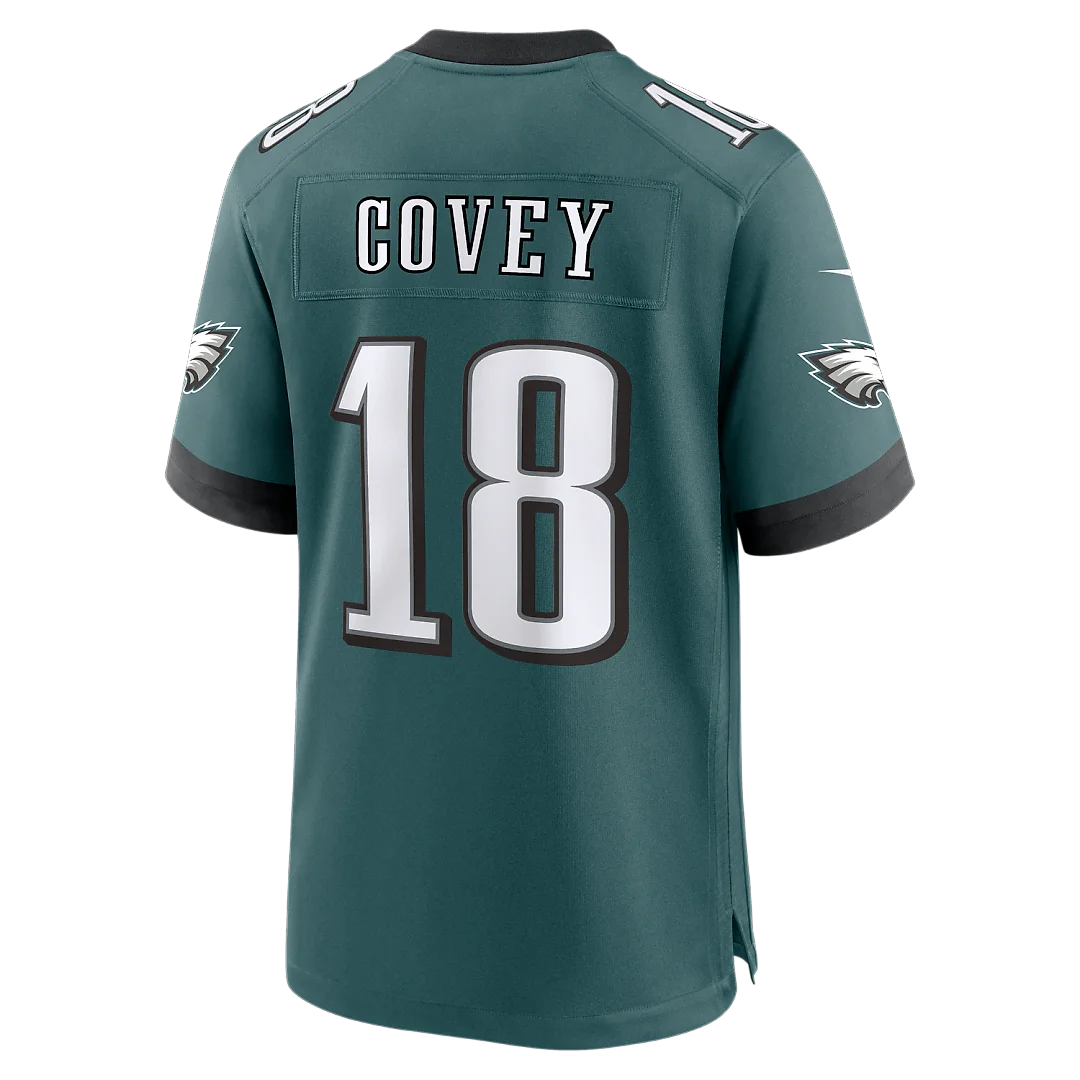 Zennovawear Britain Covey Philadelphia Eagles Team Game Jersey - Midnight Green