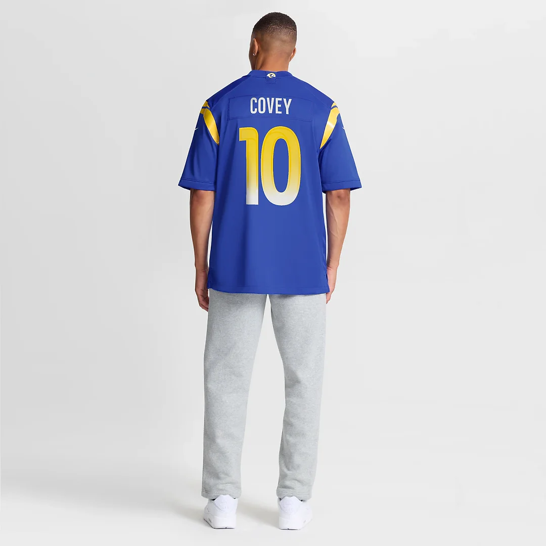 Zennovawear Britain Covey Los Angeles Rams Team Game Jersey - Royal