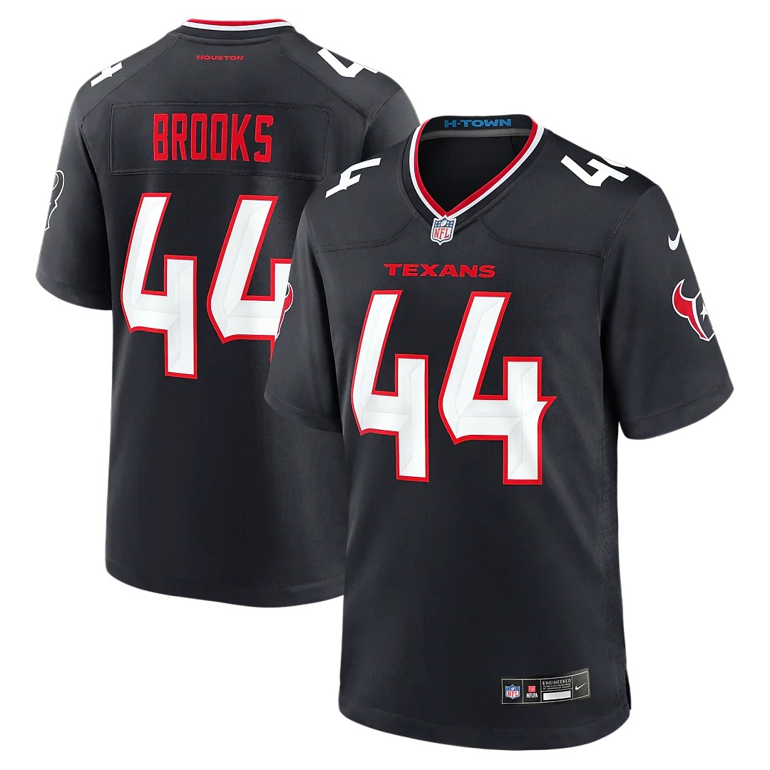 Zennovawear British Brooks Houston Texans Team Game Jersey - Navy