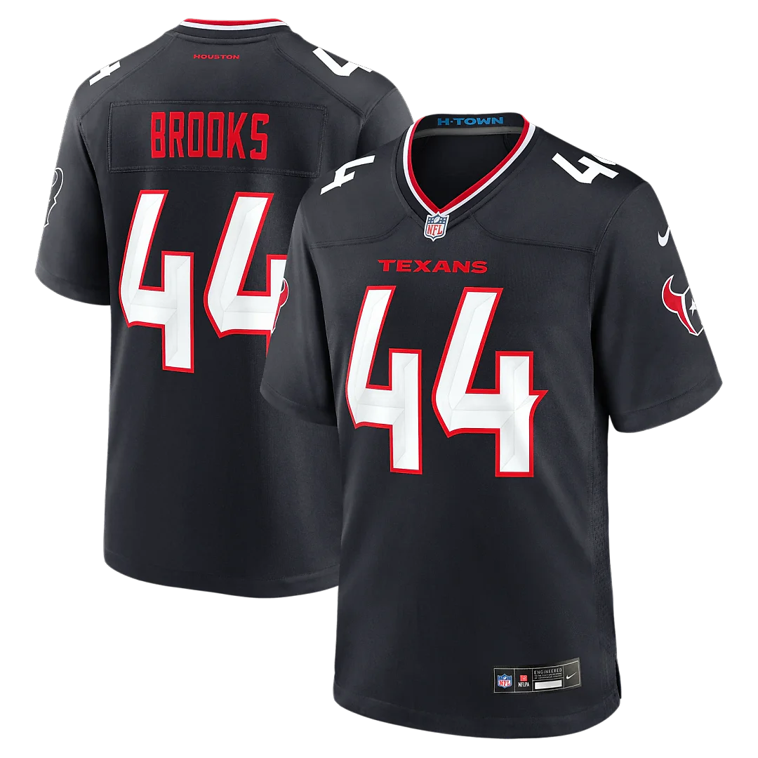 Zennovawear British Brooks Houston Texans Team Game Jersey - Navy
