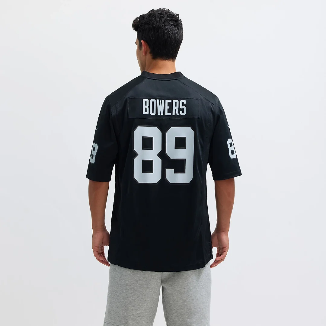 Zennovawear Brock Bowers Las Vegas Raiders Player Game Jersey - Black