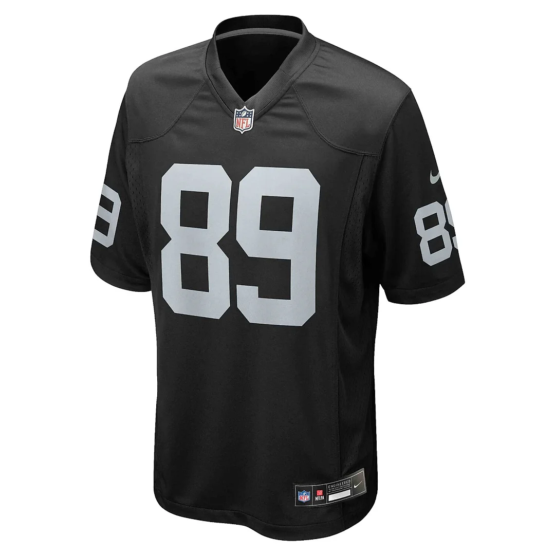 Zennovawear Brock Bowers Las Vegas Raiders Player Game Jersey - Black