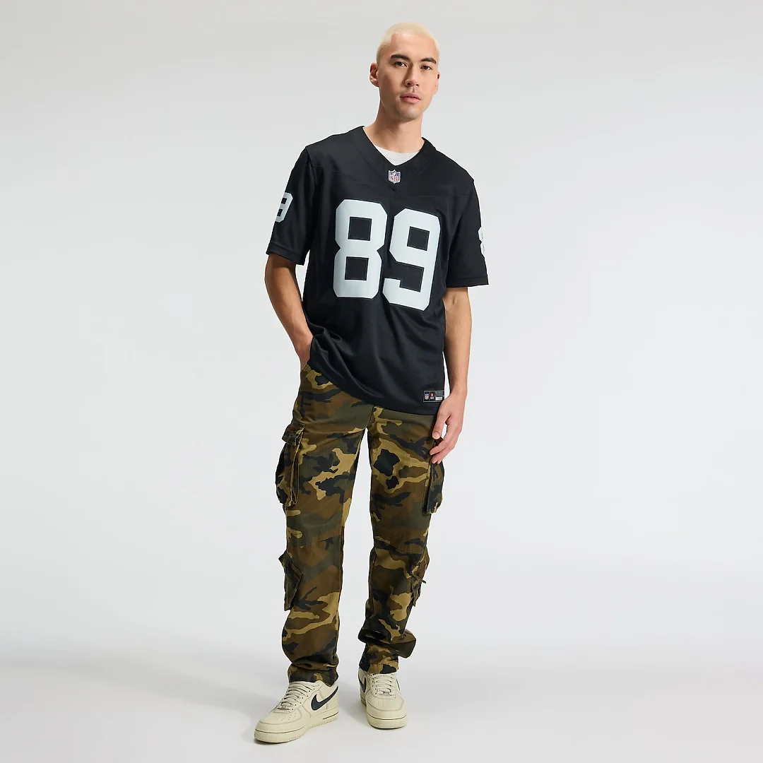Zennovawear Brock Bowers Las Vegas Raiders Team Vapor FUSE. Stitched Limited Jersey - Black