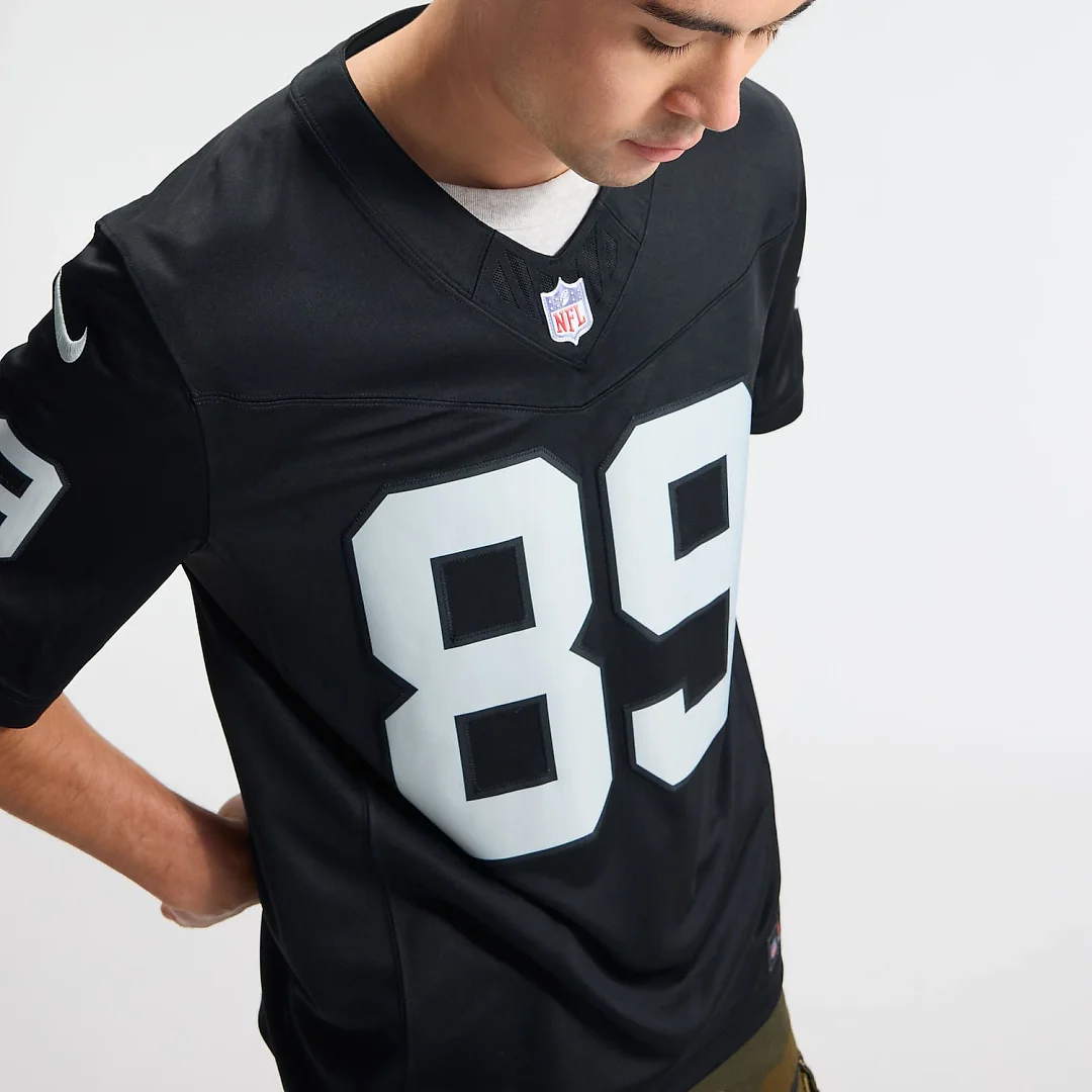 Zennovawear Brock Bowers Las Vegas Raiders Team Vapor FUSE. Stitched Limited Jersey - Black