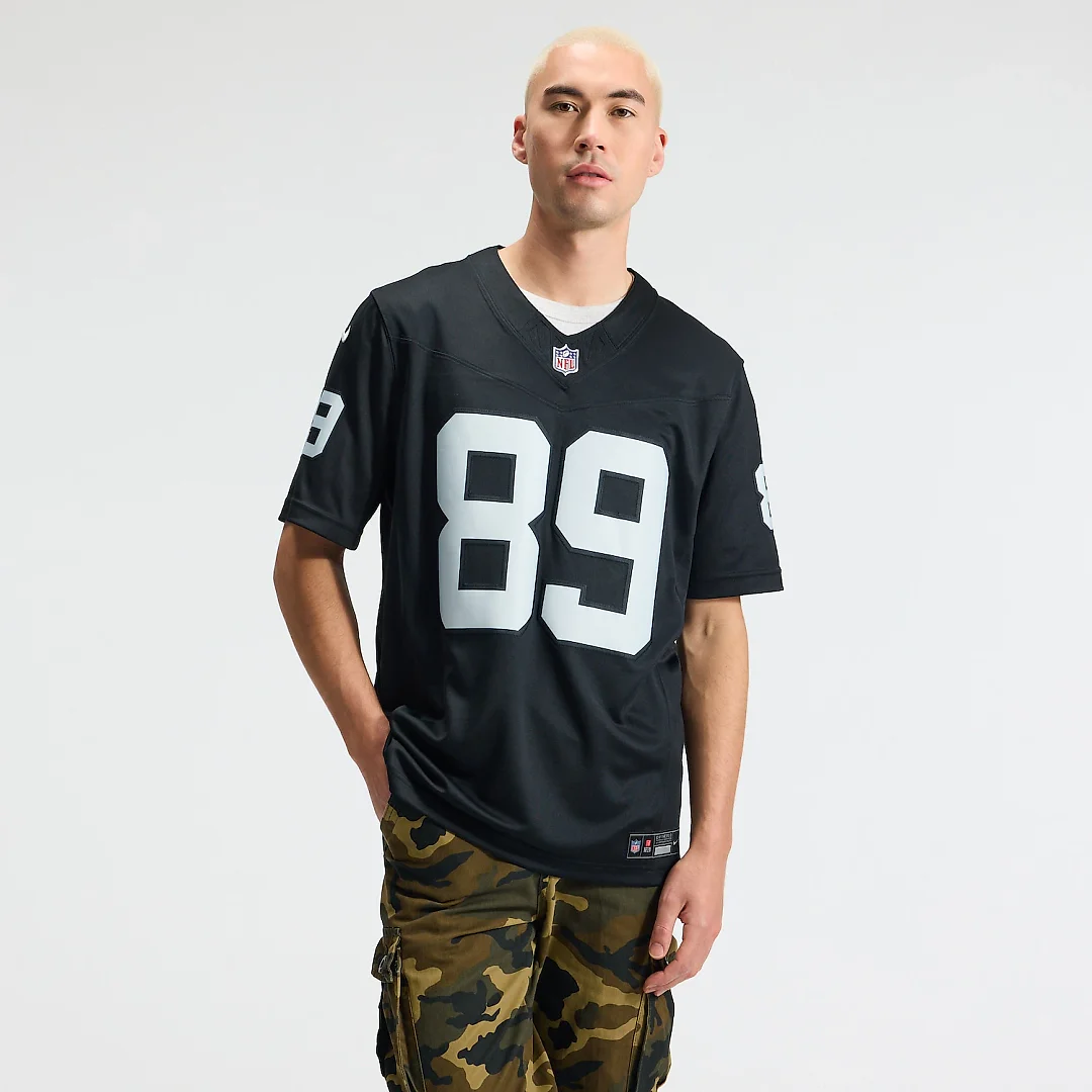 Zennovawear Brock Bowers Las Vegas Raiders Team Vapor FUSE. Stitched Limited Jersey - Black