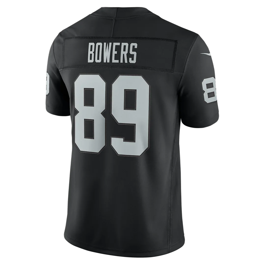 Zennovawear Brock Bowers Las Vegas Raiders Team Vapor FUSE. Stitched Limited Jersey - Black
