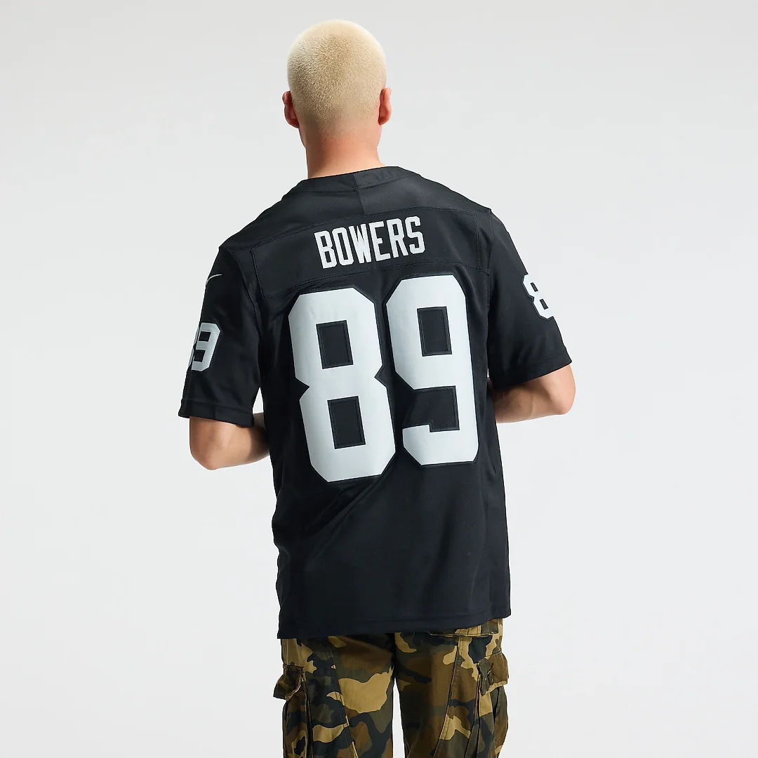 Zennovawear Brock Bowers Las Vegas Raiders Team Vapor FUSE. Stitched Limited Jersey - Black