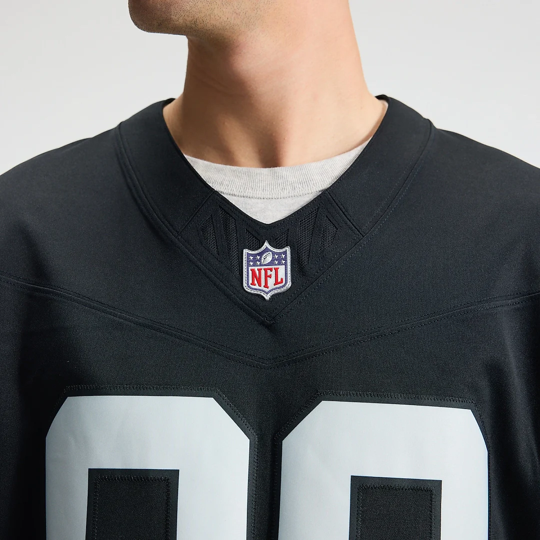 Zennovawear Brock Bowers Las Vegas Raiders Team Vapor FUSE. Stitched Limited Jersey - Black