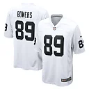 Zennovawear Brock Bowers Las Vegas Raiders Game Jersey - White