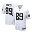 Zennovawear Brock Bowers Las Vegas Raiders Game Jersey - White