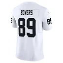 Zennovawear Brock Bowers Las Vegas Raiders Vapor FUSE. Limited Jersey - White