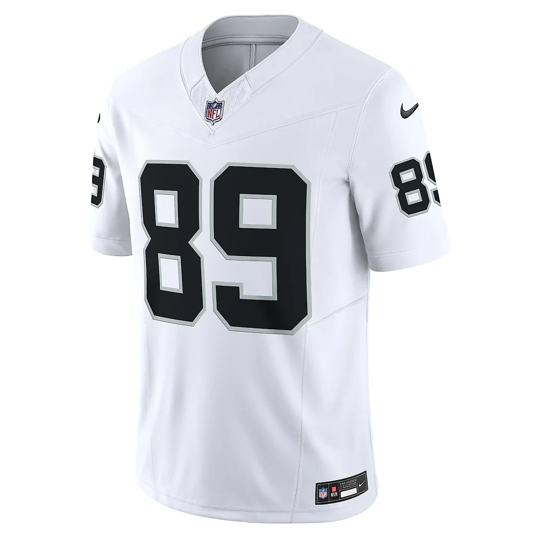 Zennovawear Brock Bowers Las Vegas Raiders Vapor FUSE. Limited Jersey - White