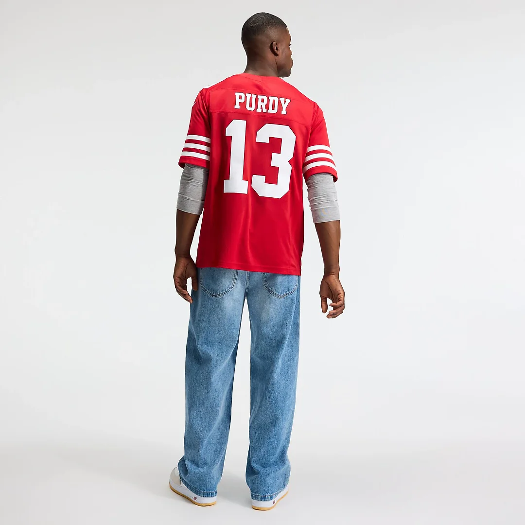 Zennovawear Brock Purdy San Francisco 49ers Team Vapor FUSE. Stitched Limited Jersey - Scarlet