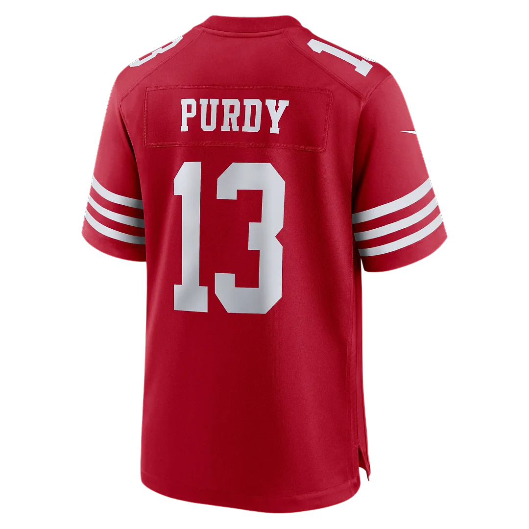 Zennovawear Brock Purdy San Francisco 49ers 80th Anniversary Game Jersey - Scarlet