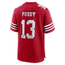 Zennovawear Brock Purdy San Francisco 49ers 80th Anniversary Game Jersey - Scarlet