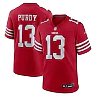 Zennovawear Brock Purdy San Francisco 49ers Game Player Jersey - Scarlet