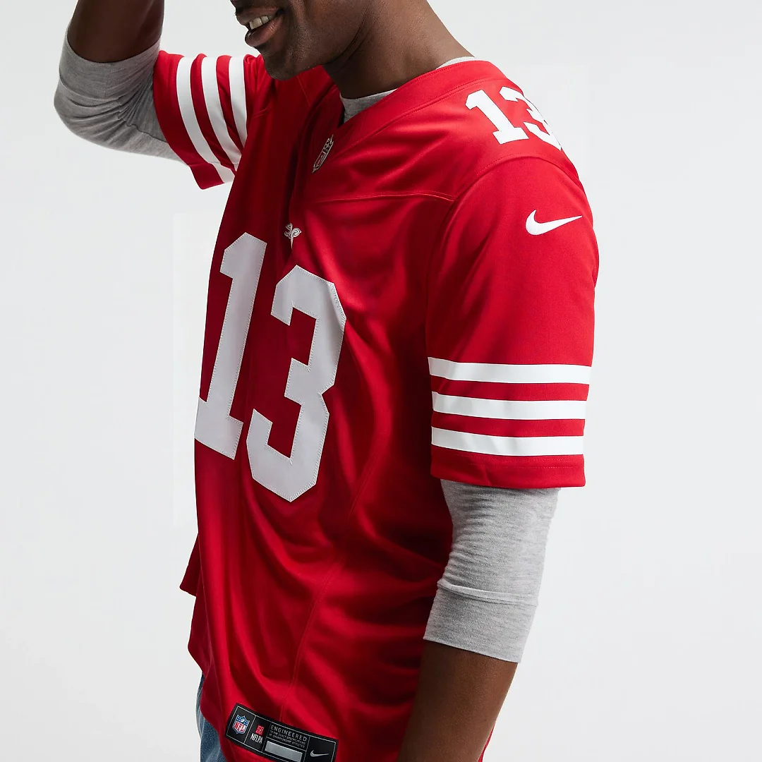Zennovawear Brock Purdy San Francisco 49ers Team Vapor FUSE. Stitched Limited Jersey - Scarlet