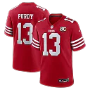 Zennovawear Brock Purdy San Francisco 49ers 80th Anniversary Game Jersey - Scarlet