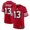 Zennovawear Brock Purdy San Francisco 49ers Alternate Game Player Jersey - Scarlet
