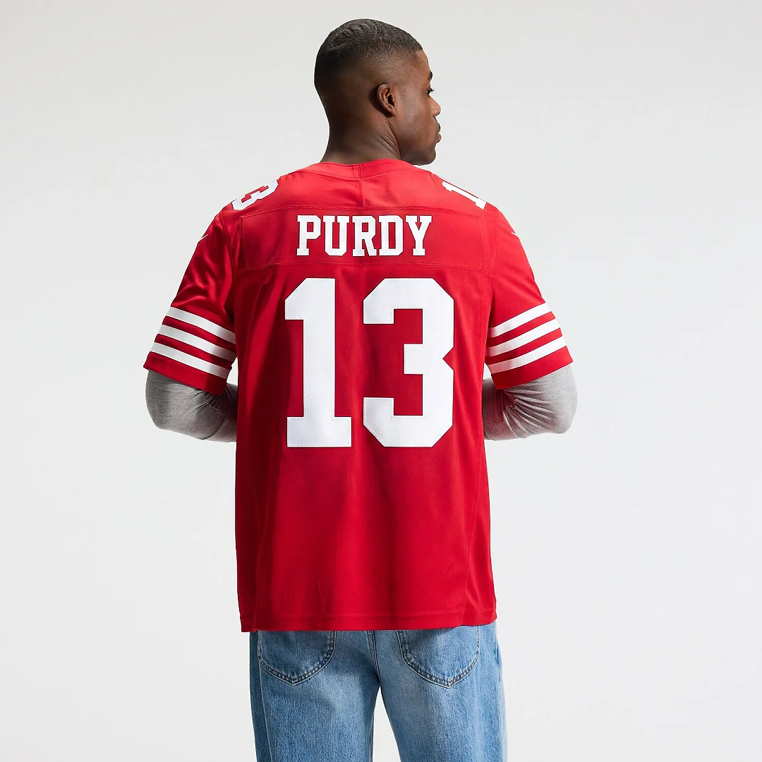 Zennovawear Brock Purdy San Francisco 49ers Team Vapor FUSE. Stitched Limited Jersey - Scarlet