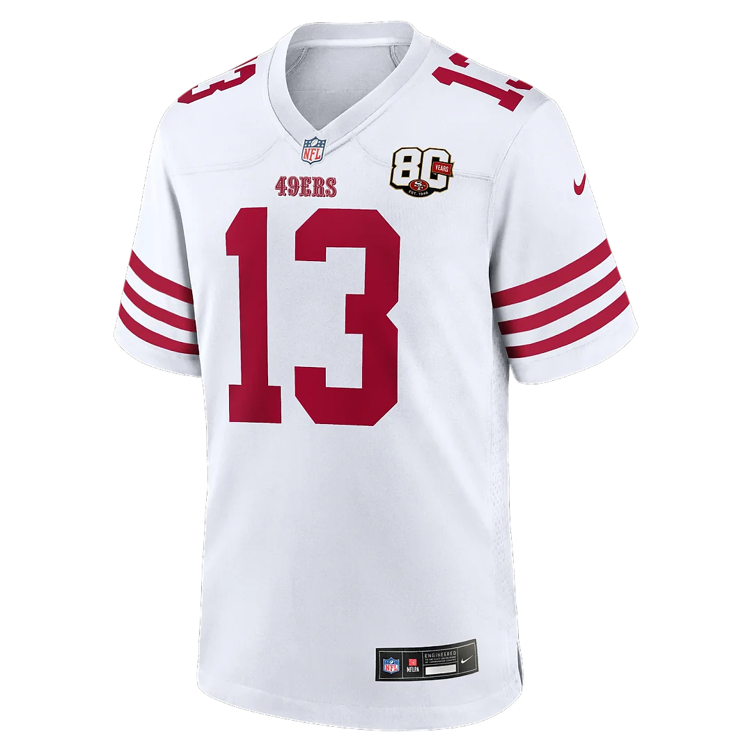 Zennovawear Brock Purdy San Francisco 49ers 80th Anniversary Game Jersey - White
