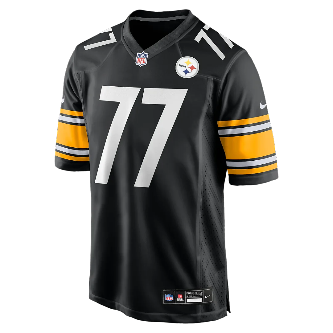Zennovawear Broderick Jones Pittsburgh Steelers Game Jersey - Black