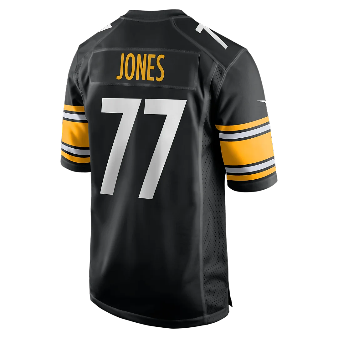 Zennovawear Broderick Jones Pittsburgh Steelers Game Jersey - Black