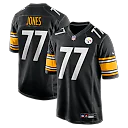 Zennovawear Broderick Jones Pittsburgh Steelers Game Jersey - Black
