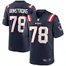 Zennovawear Bruce Armstrong New England Patriots Game Retired Player Jersey - Navy