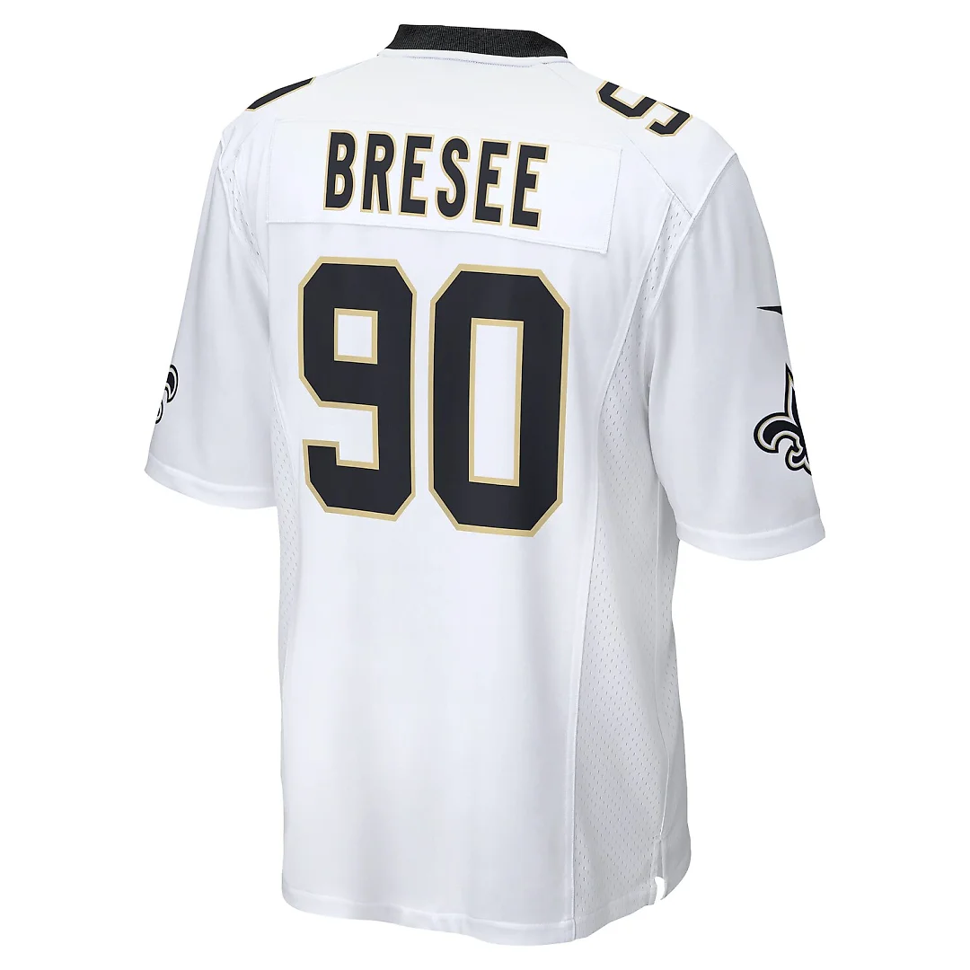 Zennovawear Bryan Bresee New Orleans Saints Game Jersey - White