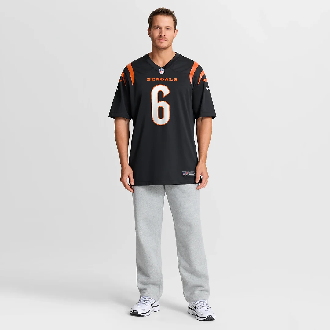 Zennovawear Bryan Cook Cincinnati Bengals Team Game Jersey - Black