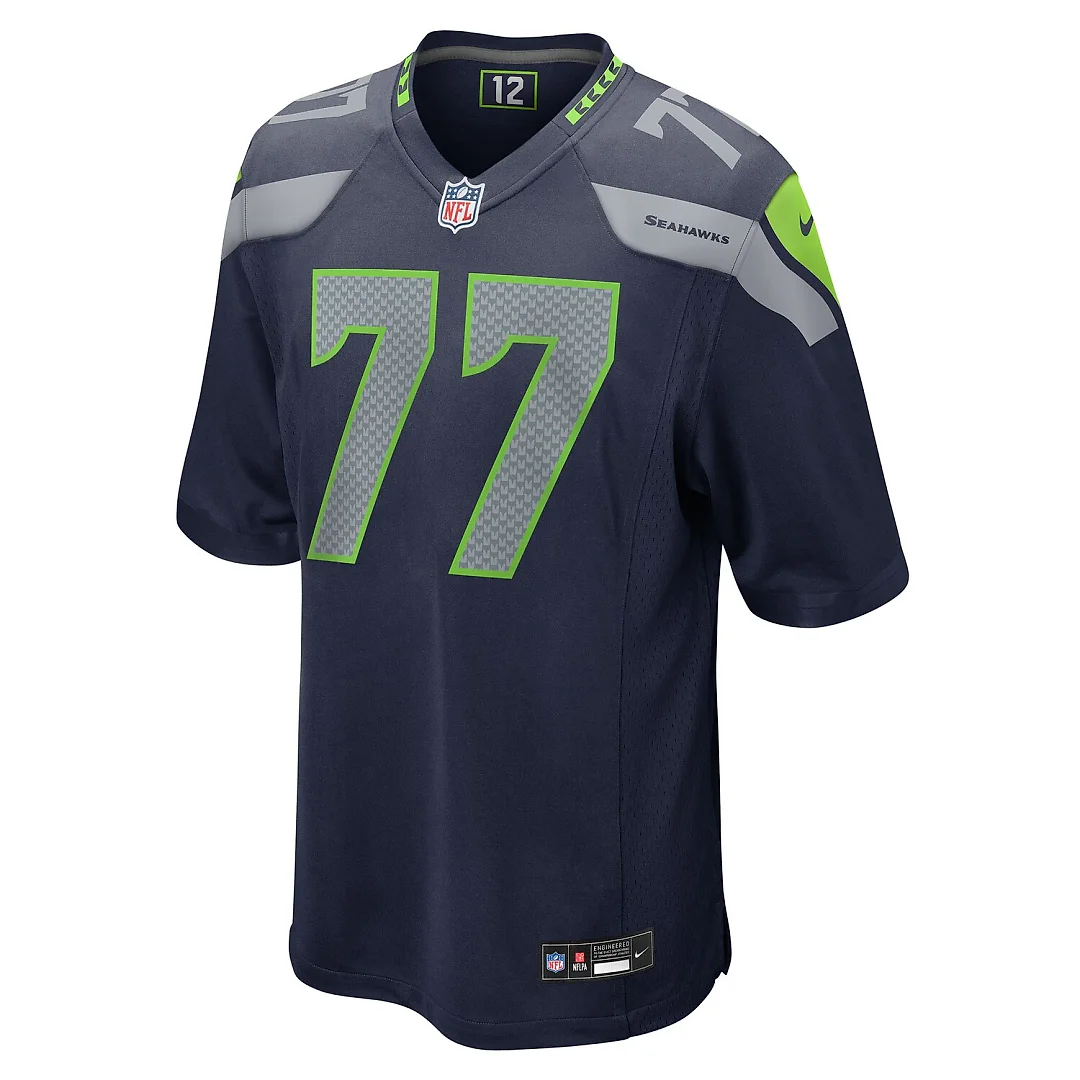Zennovawear Bryce Cabeldue Seattle Seahawks Team Game Jersey - College Navy