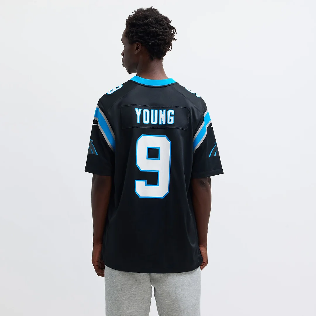 Zennovawear Bryce Young Carolina Panthers Team Game Jersey - Black