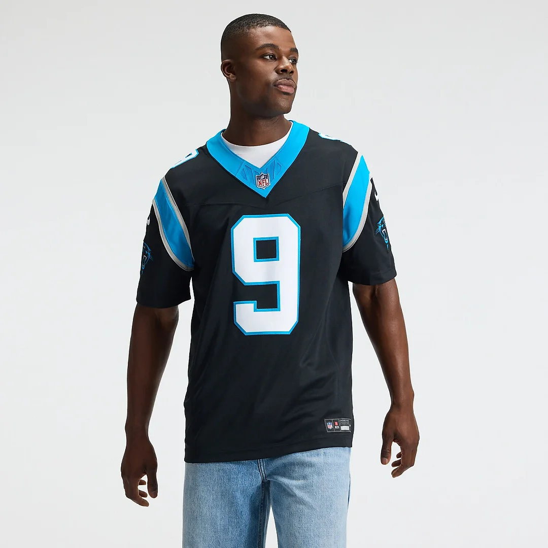 Zennovawear Bryce Young Carolina Panthers Team Vapor FUSE. Stitched Limited Jersey - Black
