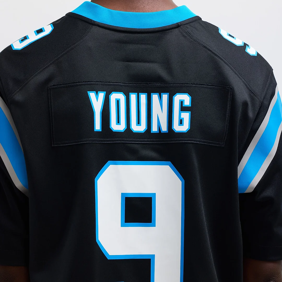 Zennovawear Bryce Young Carolina Panthers Team Game Jersey - Black