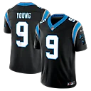 Zennovawear Bryce Young Carolina Panthers Team Vapor FUSE. Stitched Limited Jersey - Black